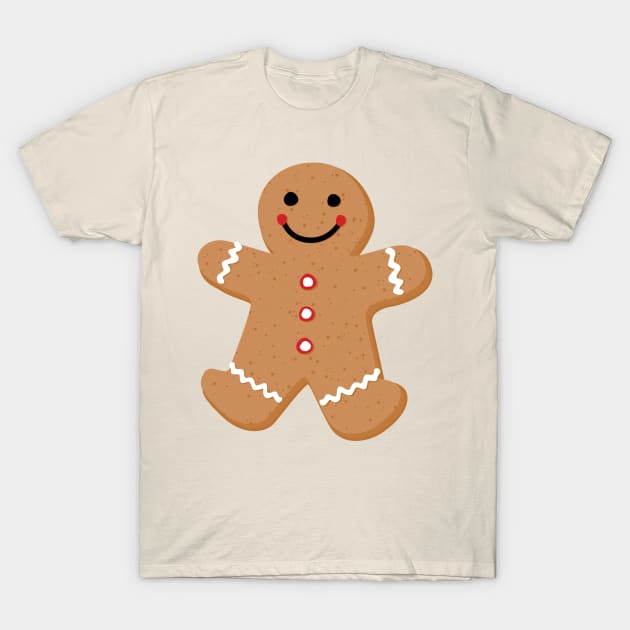 Gingerbread Person T-Shirt by deancoledesign